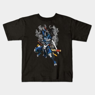 Ninja Robot Samurai Kids T-Shirt